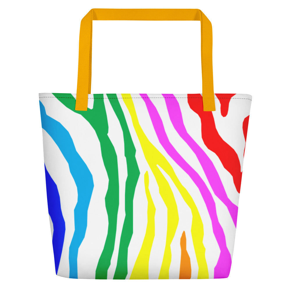 Zebra Stripes (Beach Bag)